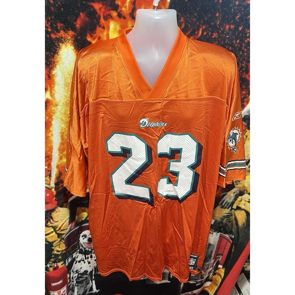 NFL‎ Miami Dolphins Ronnie Brown #23 Orange Team Apparel Jersey Size 2XL